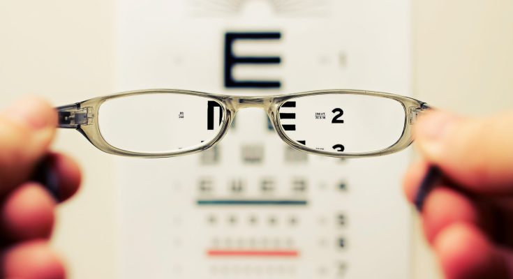 visiting an optician
