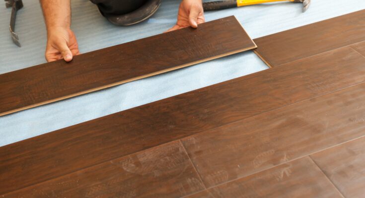 Watch as a beautiful wooden floor is expertly fitted, transforming your space with timeless elegance and durability.
